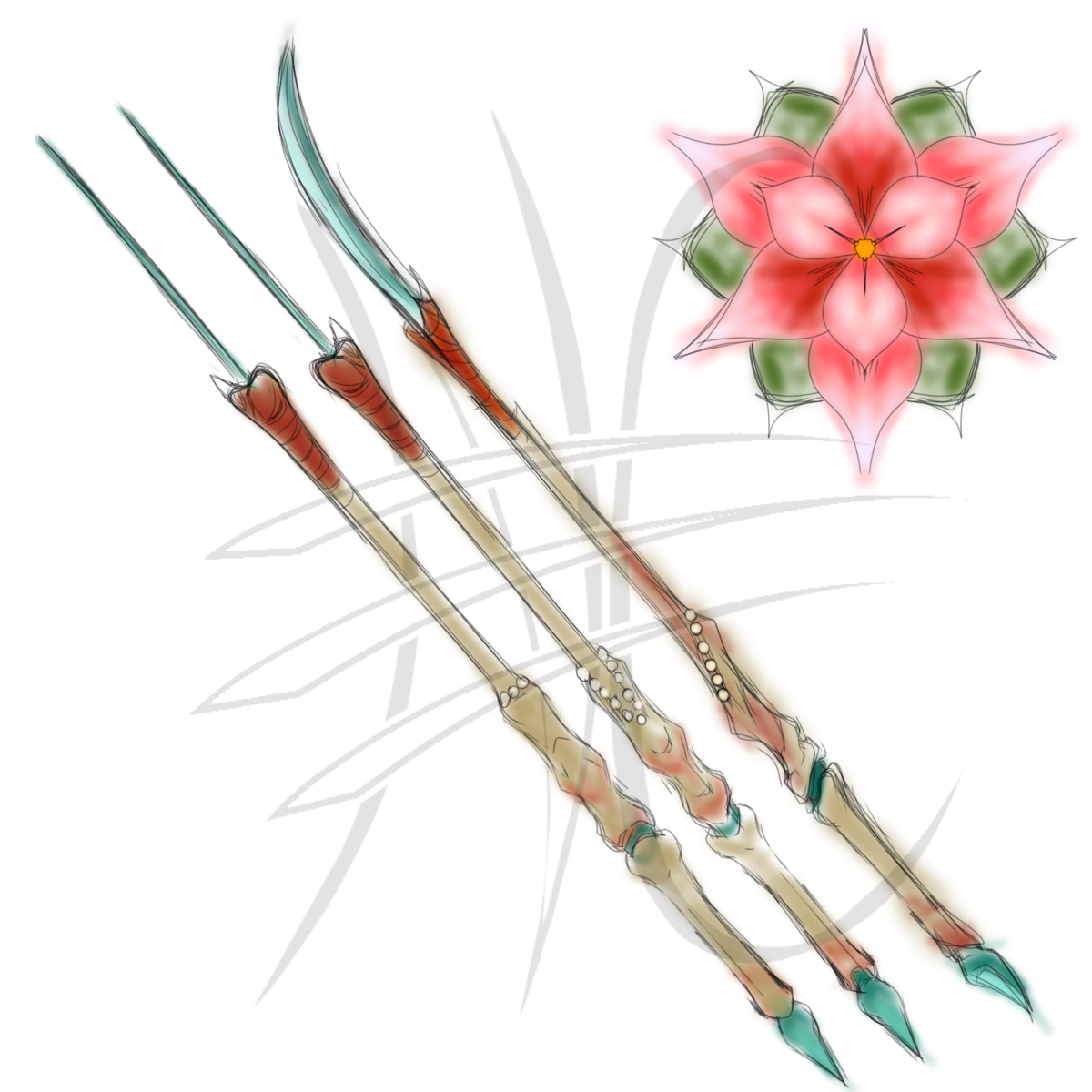 Weapon Concept: Waverider Naginata